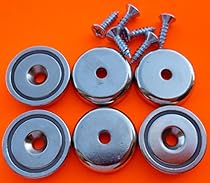 6Pc Super Strong 90 lbs Neodymium Cup Magnet 1.26