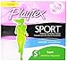 Playtex Sport Tampons Super Absorbency, Fragrance-Free - 36ct | Super Tampons for Women, Feminine Care, Playtex Tampon with 360 Leak Defense