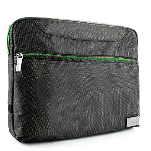 For Acer 10-Inch Tablet, VanGoddy Tablets Messenger Bag NineO Bag Suitable for Laptop / Tablets of 8-10.1 inch (Gray / Green)