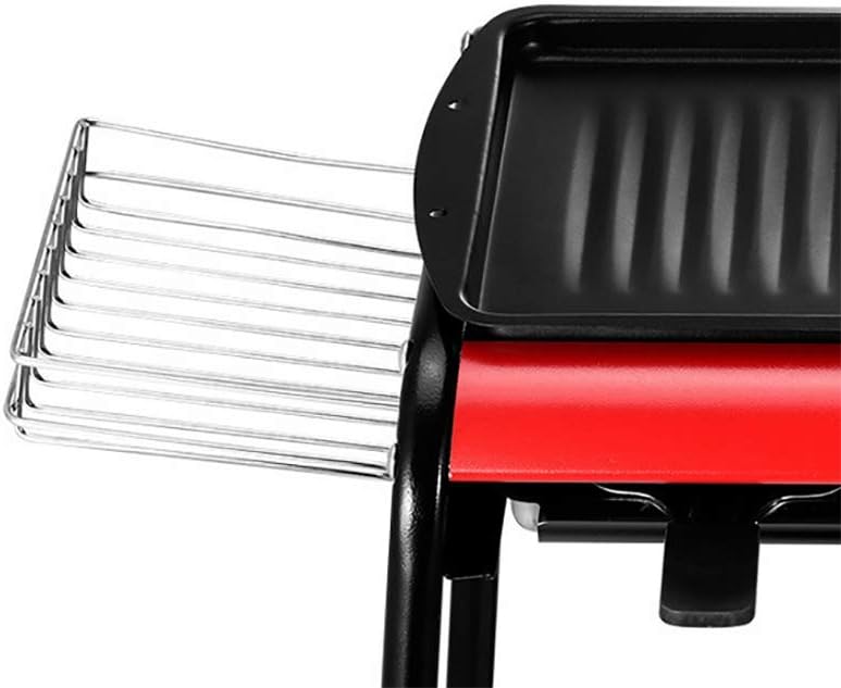 review Outdoor/Indoor Dual Use Smoke Free Electric Grill, 1800w Intelligent Temperature Control Barbecue Grill,Energy Saving,Easy to Clean Design,220v,52 cm X 32 cm