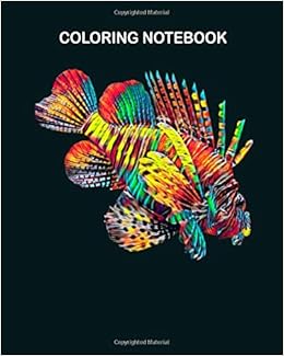 Download Coloring Book Lionfish Fish Colorful Design 64 Pages 8 X 10 Inches Book Coloring 9781710334180 Amazon Com Books