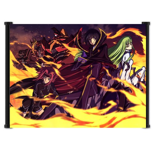 Buy Wall Scrolls Code Geass Anime Fabric (22"x16") Inches Online at