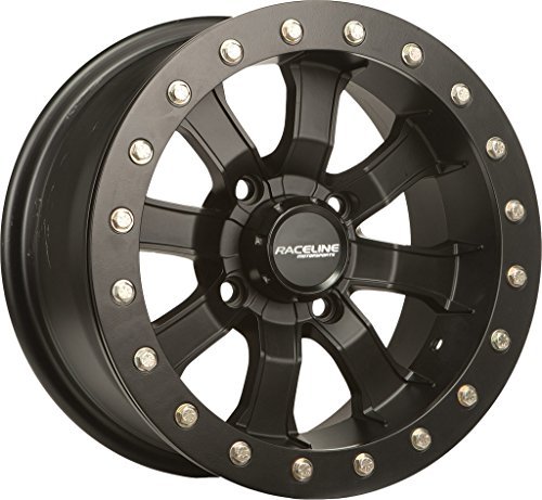 Raceline Mamba Beadlock ATV Wheel - Black [14x7] 4/156 - (4+3)