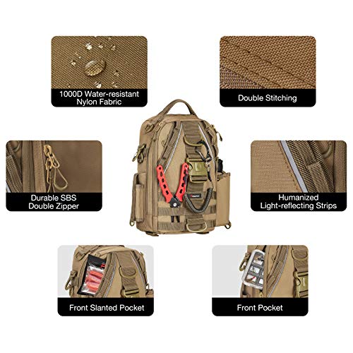 Piscifun Travel X Fishing Tackle Bag WaterResistant Fishing Storage