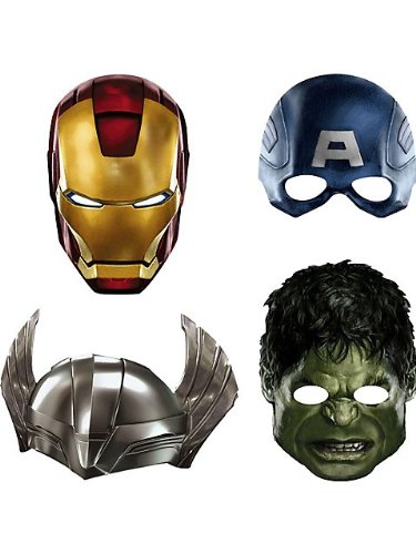 Avengers Paper Masks Child Accessory