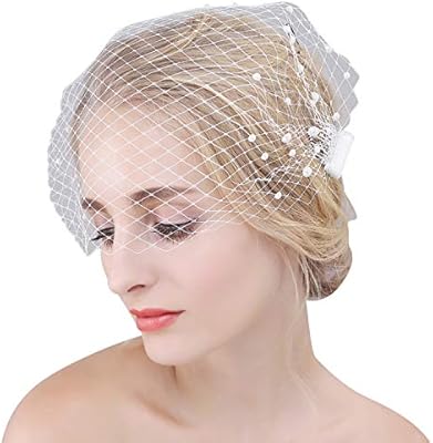 Fascinators Veil Bridal Short Face Cover Cocktail Kentucky Derby
