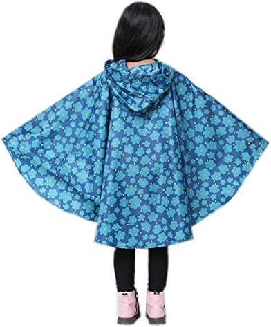 Lightweight Kids Rain Poncho Jacket Waterproof Outwear Rain Coat