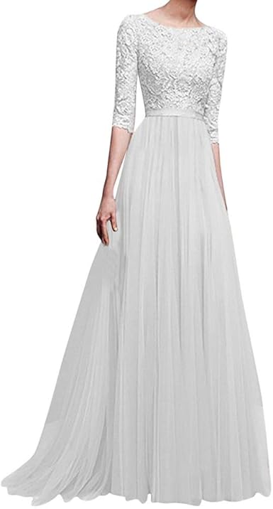 white evening dresses uk