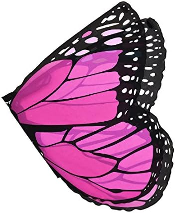 Shireake Baby Cartoon Butterfly Wings Costume Play Butterfly Wings for Kids (Pink with Glitter)