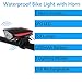 Fineed USB Rechargeable Bike Light Set Super Bright Bicycle Headlight Bike Horn 120 db and Tail Light,Waterproof LED Bike Front Light,Easy to Install for Cycling Safety Flashlight
