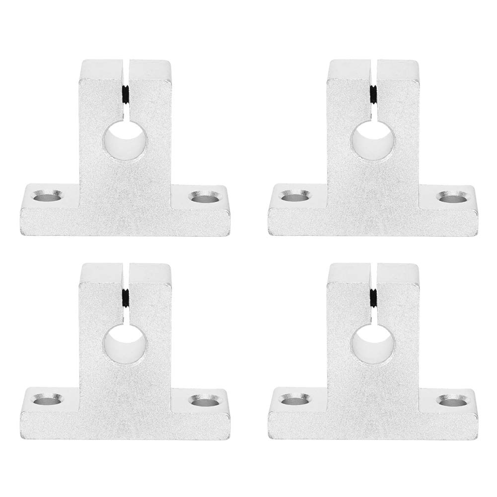 4PCs SK8 Fixing Brackets,Shaft Bracket Fastener for Linear Rail Vertical Shaft