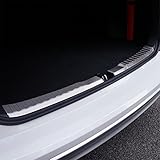 Kust hf3791W Car Rear Bumper Guard, Rear Door Sill Protector Fit For Honda 2015 2016 Crv,Pack Of 1 Pair Stainless Steel Trunk Rear Bumper Protector