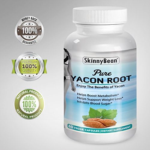 SkinnyBean® YACON Root Extract Pure Powder Capsules.