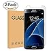 Galaxy S7 Screen Protector,davidavi[2 Pack] Glass Protector [Tempered Glass] 9H Hardness for Samsung Galaxy S7, Bubble Free [Case Friendly]