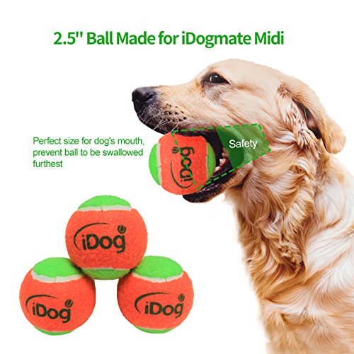 iDogmate Ball Launcher Automatic Rechargeable Ball Thrower Tennis Ball Launcher Remote Interactive Machine with 3 Safe Balls (Large - Midi) - Thumbnail 2