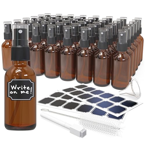 Nevlers 48 Pack Amber 2 Oz Spray Glass Bottle | The