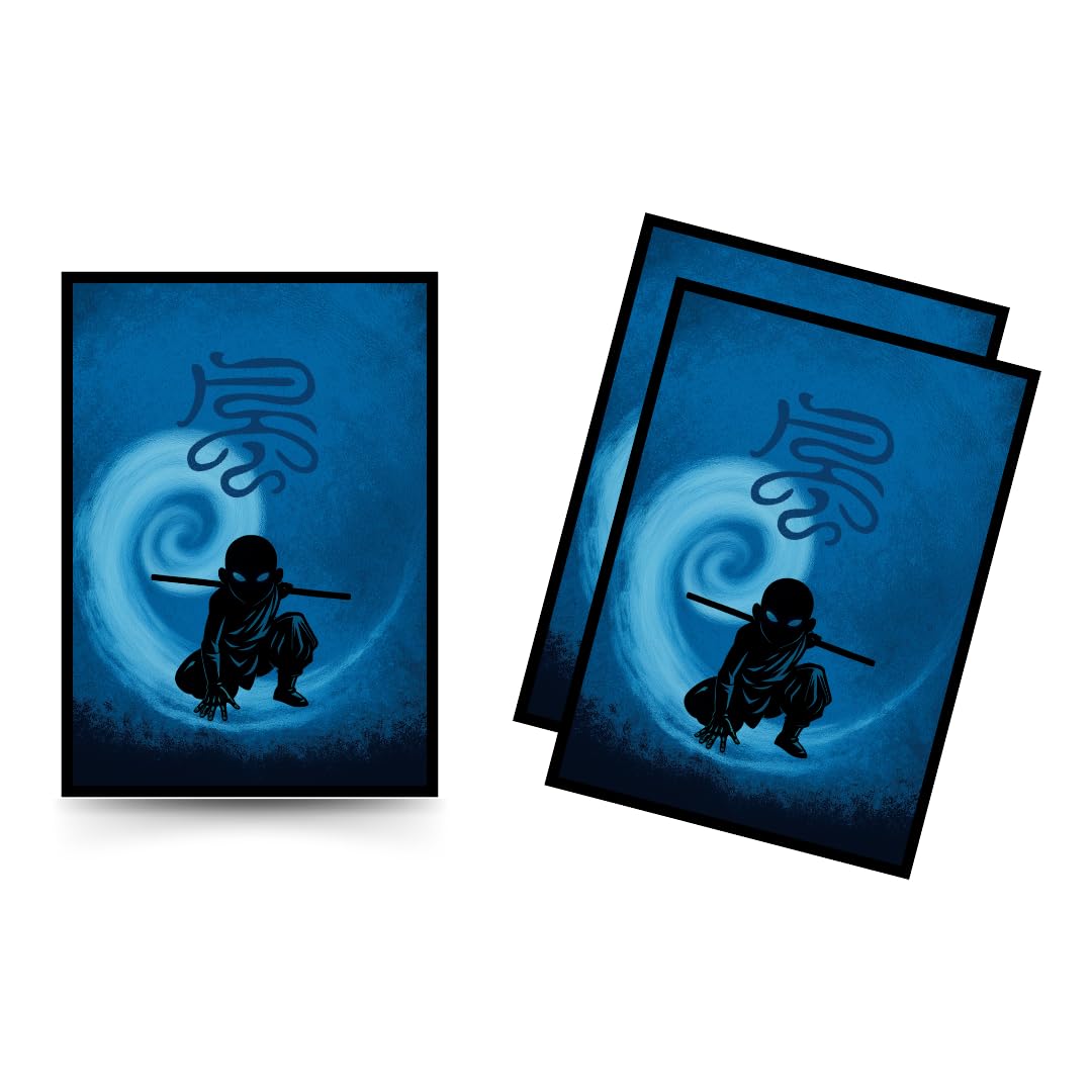 Trading Card Sleeves – 100 Count – Matte Art Back & Clear Front (66 x 92 mm) – Fits Standard Cards, MTG, Sports & Collector Decks - Windborn