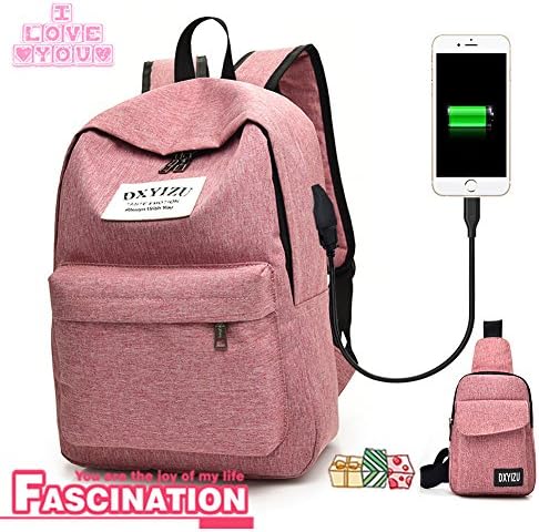 Labtop Backpack &amp; Sling Bag,School Bag Backpack For College Student,Daypack Business Laptop Backpack Daypack For Women Teen Girls For Work Travel,With USB Charging Port Headphone Hole,Red,Tektree