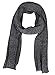 JR Men's Knitted Cashmere Soft Long Winter Warm Scarf Solid/Two Tone Color