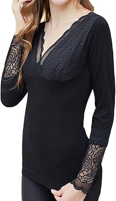 deep v neck thermal