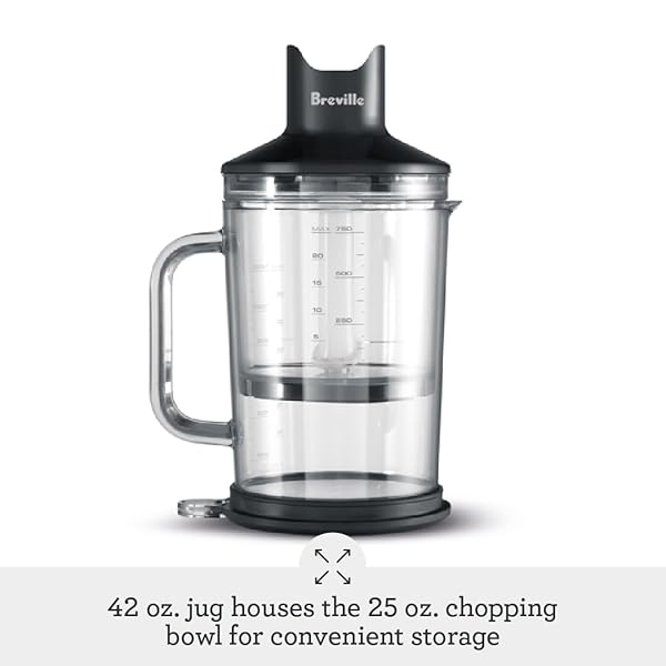 BREVILLE BSB510XL CONTROL GRIP IMMERSION BLENDER, BRUSHED STAINLESS STEEL