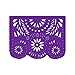 Fiesta Banner Plastic Papel Picado 2 Pack: 10 Large Multi-Colored Panels 16 feet Long for Mexican Themed Party Supplies for Festivals, Dia De Muertos, Coco Theme, Flower Decor by Ole Mission