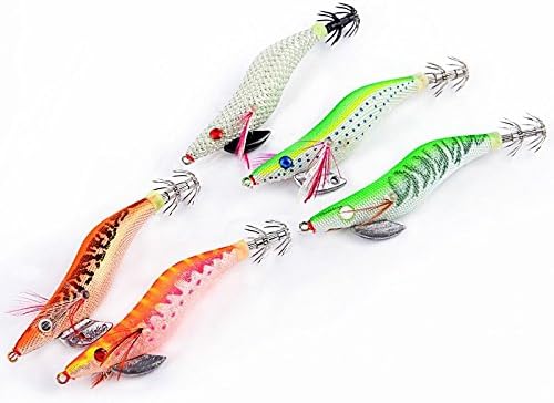 Fishing Shrimp Lures 5pcs/lot Sharp &amp; High Penetration Hook Double Thick Hooks Avoid Escaping Squid Jigs Trout Lure