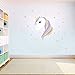 CHICTRY Cute Bling Stars Wall Decals Removal Vinyl Wall Art Stickers DIY Kids Girls Bedroom Home Nursery Room Wall Mural Decor