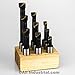 1/2" Boring BAR Set PRO Quality 9 PCS Carbide Tipped Bars 1/2" Shank Lathe Tool primary