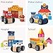 Wood City Traffic Building Blocks - iPlay, iLearn Wooden City Building Construction Building Blocks Set