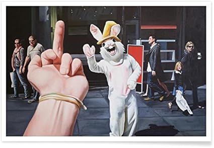 Juniqe Affiche 60x90cm Humour Design Joyeuses Courses Format Paysage Poster Tirages D Art Tableaux Par Des Artistes Independants Art Humouristique Cree Par Jerome Romain Amazon Fr Cuisine Maison