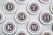 Thirstystone Monogram Letter S Absorbent Sandstone Coaster 4-Pack Made in The USA Decorative, Absorbent, Easily Wipes Clean