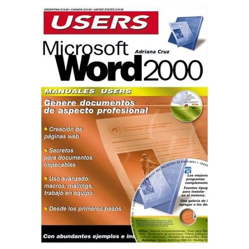 Microsoft Word 2000 Manual Del Usuario