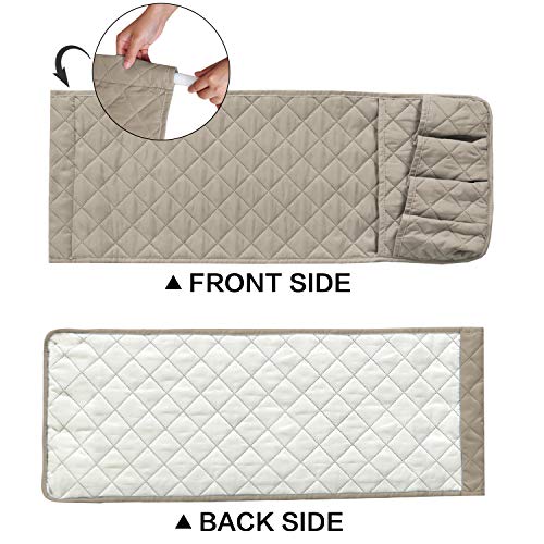 image for H.VERSAILTEX Non-Slip Couch Sofa Chair Armrest Organizer with 5 Pocket