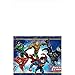 DC Comics Justice League Superheros Birthday Party Supplies Pack Bundle for 16 Guests - Straws, Lunch Plates, Luncheon Napkins, Cups, and Table Cover. Super Hero Birthday supplies for boys and girls.