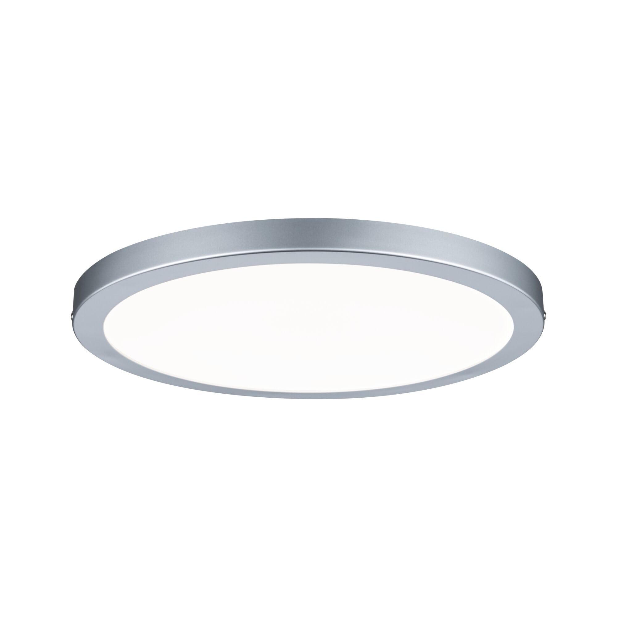 Paulmann 70934 Atria LED Panel Round incl. 1x19-watt Ceiling lamp Chrome matt Ceiling luminaire Plastic Living Room lamp 4000 K