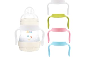 Giftophilia Mam Compatible Baby Bottle Handles, Baby Bottle Accessories, Pack of 4