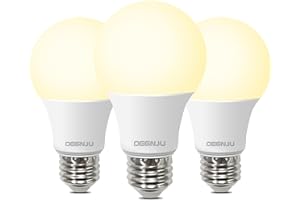 DEGNJU A19 LED Light Bulbs, 60 Watt Equivalent LED Bulbs, Soft White 2700K, 800 Lumens, E26 Standard Base, Non-Dimmable, 8.5W