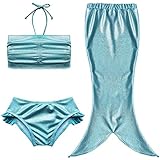 Jastore® 3PCS Bikini Sets Kids Girl Mermaid Tail Swimwear Swimsuit