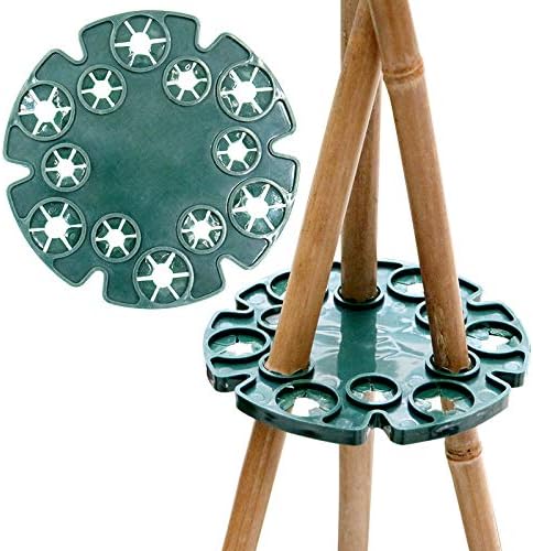5pcs bambú wig-wam soporte caña apoyo tapones jardín caña Grips ...