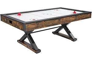 VEVOR Air-Powered Hockey Table,72" 84" 89" Indoor Hockey Table for Kids and Adults, Sports Hockey Game with 2 Pucks, 2 Pusher