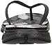 Skechers Performance Women's H2 Goga Lagoon Flip Flop,Black/Gray,7 M US