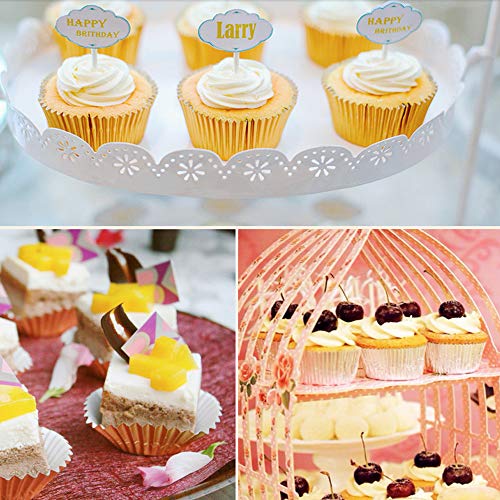 SUBANG 1000 Pieces Foil Mini Cupcake Liner Baking Cups Muffin Tins