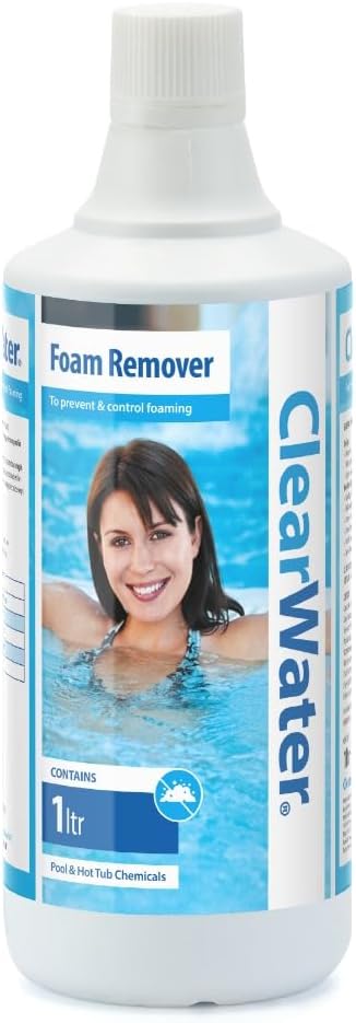 Clearwater Foam Remover 1 Litre for Pool & Spa Treatment