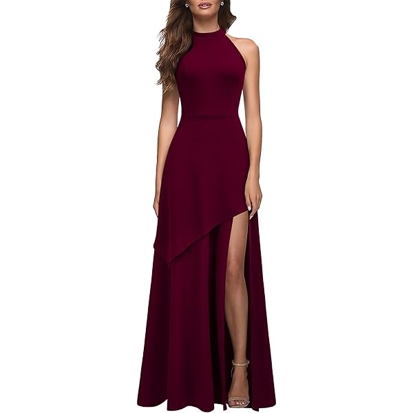 michelle high slit formal dress ASHLEYlauren Style 12303 main image 1