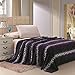 Plazatex Animal Prints MicroPlush Leopard King Blanket Gray & Black
