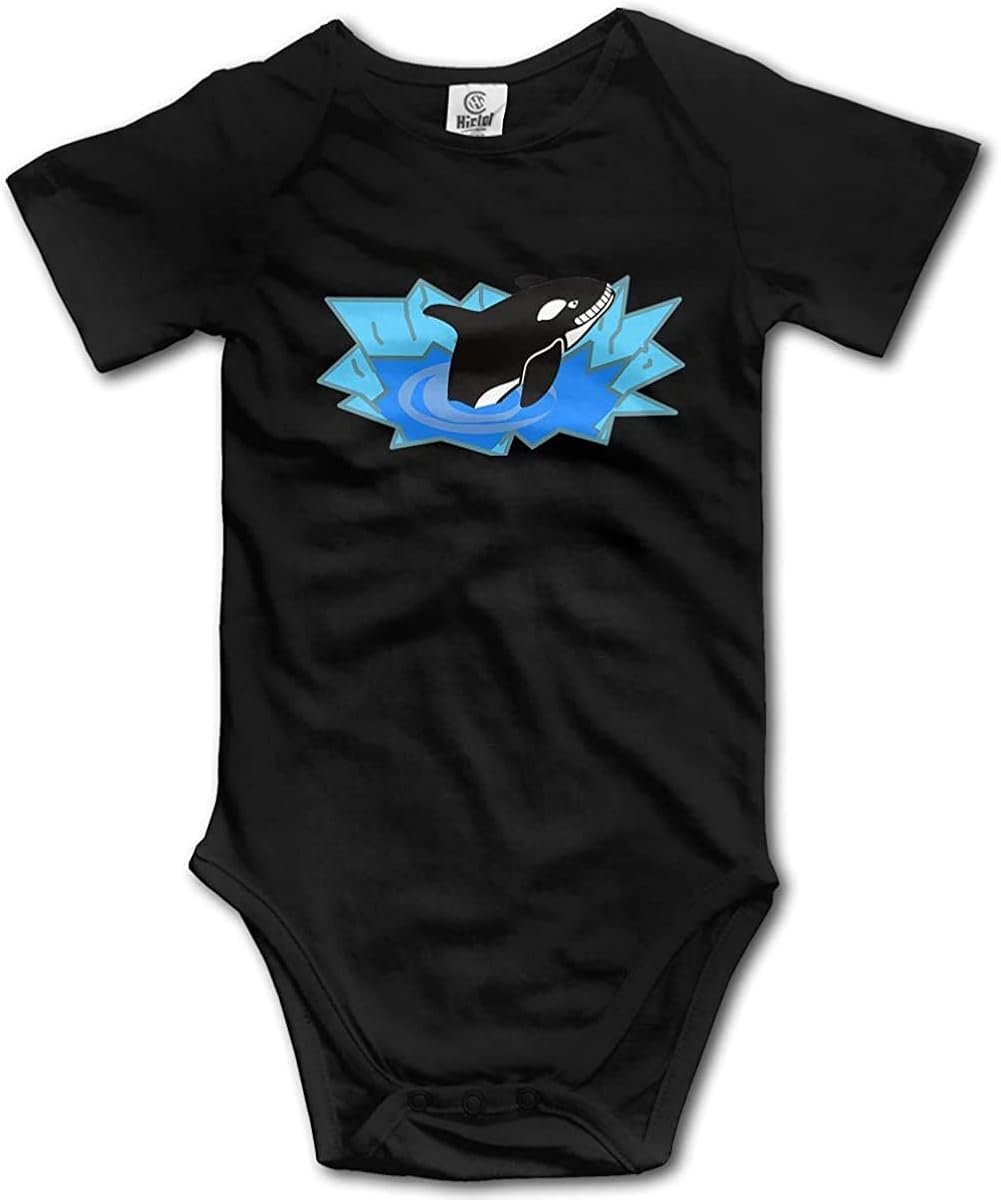 Orca Killer Whale Short Sleeve Onesies Newborn Bodysuit