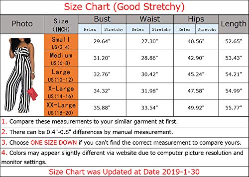 SheKiss Women's Sexy Spaghetti Strap Striped Tie Bowknot Long Pants Jumpsuits Rompers Ladies Outfits Black - Thumbnail 3