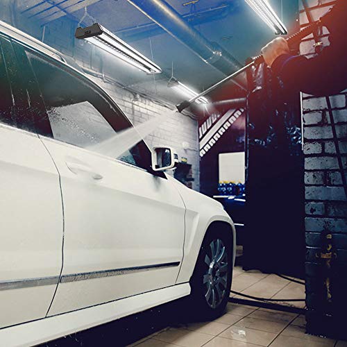 image for Sunco Lighting 4 Pack Industrial LED Shop Light, 4 FT, Linkable Integr