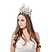 DcZeRong Women Crowns Queen Crowns For Women Prom Pageant Party Rhinestone Crystal Women Birthday Queen Crowns Standard Size Full Round Tiaras Crowns